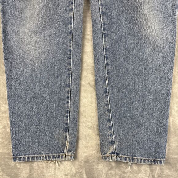 Vtg 90’s Eddie Bauer Mom Jeans Women's 14 High Rise Loose Fit 100% Cotton (1152) - Picture 8 of 14